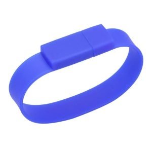 Clé USB Bracelet Silicone 4GB / Bleu marine