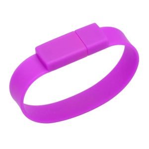 Clé USB Bracelet Silicone 4GB / Violet