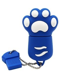 Clé USB Patte De Chat Bleu / 64GB
