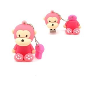 Clé USB Singe 4GB / Rose